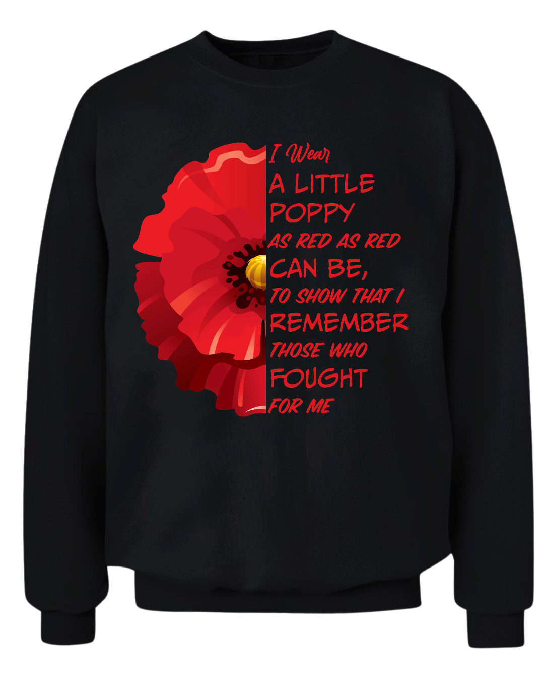 Veterans Day Lest We Forget Red Poppy Flower Usa Memorial Veteran T Shirt