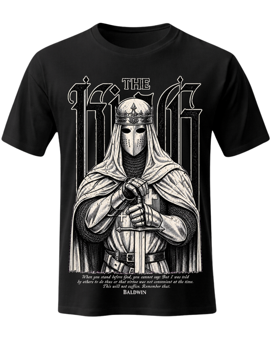 Baldwin IV “The Leper King” Vintage Unisex T-Shirt | Crusader King of Jerusalem Tee