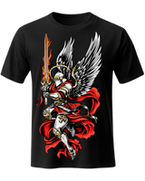 Archangel Michael Flaming Sword T-Shirt