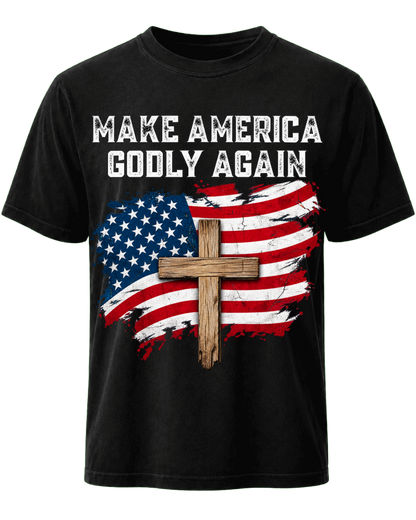 Make America Godly Again For Patriotic Christians Jesus God Christian T Shirt