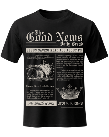 Jesus is King Graphic Heavyweight Cotton Tee Unisex