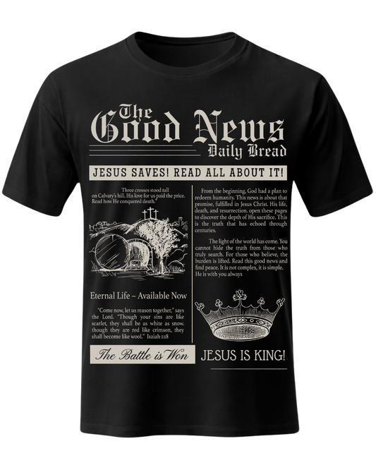 Jesus is King Graphic Heavyweight Cotton Tee Unisex