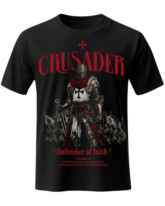 Crusader: Defender of Faith Vintage Tee