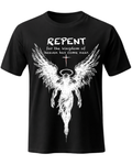 Repent Faith Angel Wings Graphic Tee