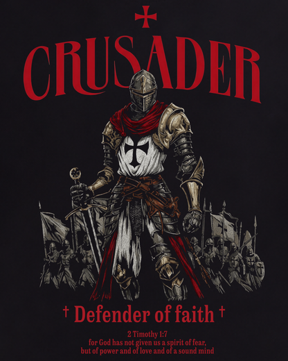 Crusader: Defender of Faith Vintage Tee