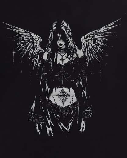 Y2K Sad Angel T-shirt