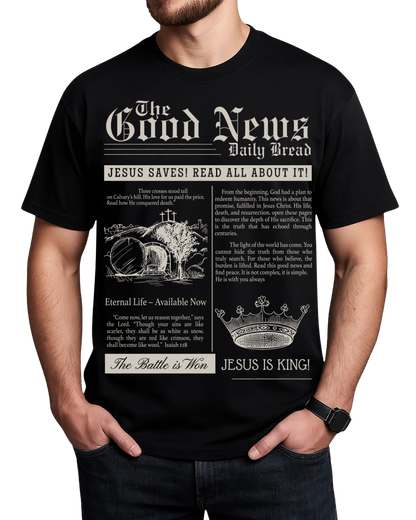 Jesus is King Graphic Heavyweight Cotton Tee Unisex