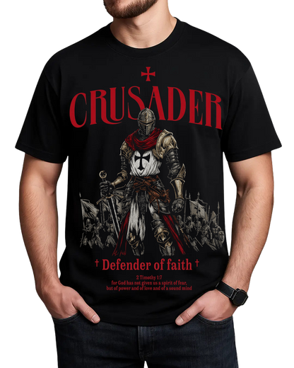 Crusader: Defender of Faith Vintage Tee