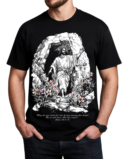 He Is Risen Easter Jesus Vintage Premium T-Shirt