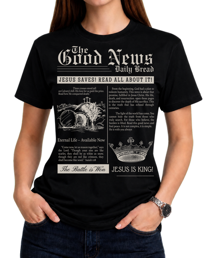 Jesus is King Graphic Heavyweight Cotton Tee Unisex