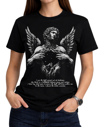 Fallen Angel Statue Dark Academia Graphic Tee