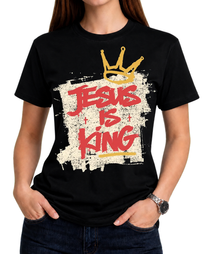 Jesus Is King Christian T-Shirt Premium
