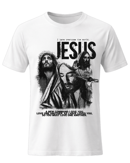 Jesus Christ Christian Graphic Tee Vintage Streetwear T-Shirt