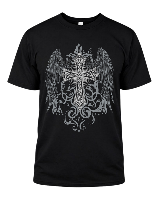 Cross And Wing Tshirt
