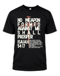 No Weapon Christian Vintage Unisec Tee - Jesus Faith Streetwear