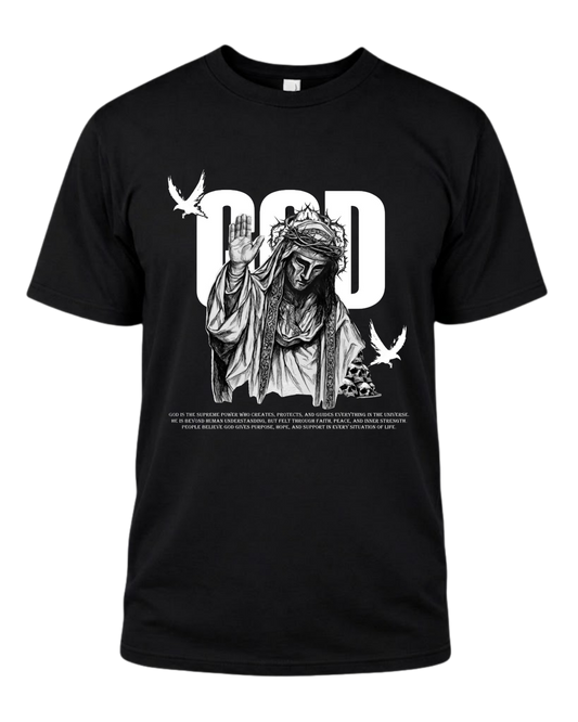 Christian Jesus God Graphic Tee Shirt