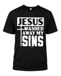 Jesus Unisex Away My Sins Premium Fit Mens Tee