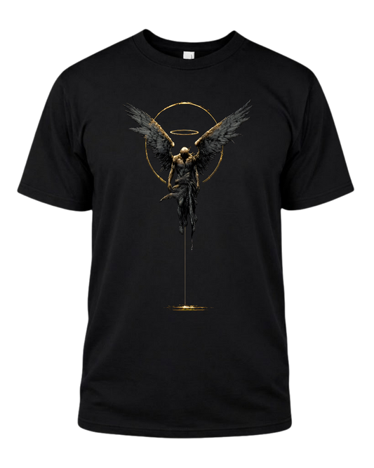 Fallen Angel Dark Gothic Graphic T-Shirt