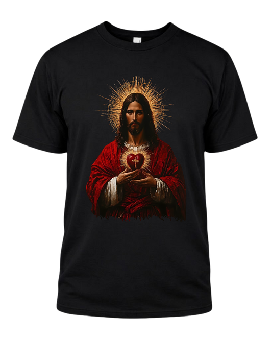 Jesus Sacred Heart Vintage Tee