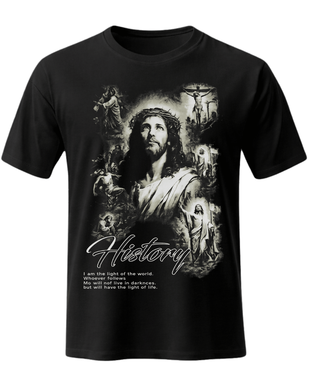 Jesus Christ Christian History Graphic T-Shirt