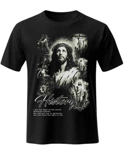 Jesus Christ Christian History Graphic T-Shirt