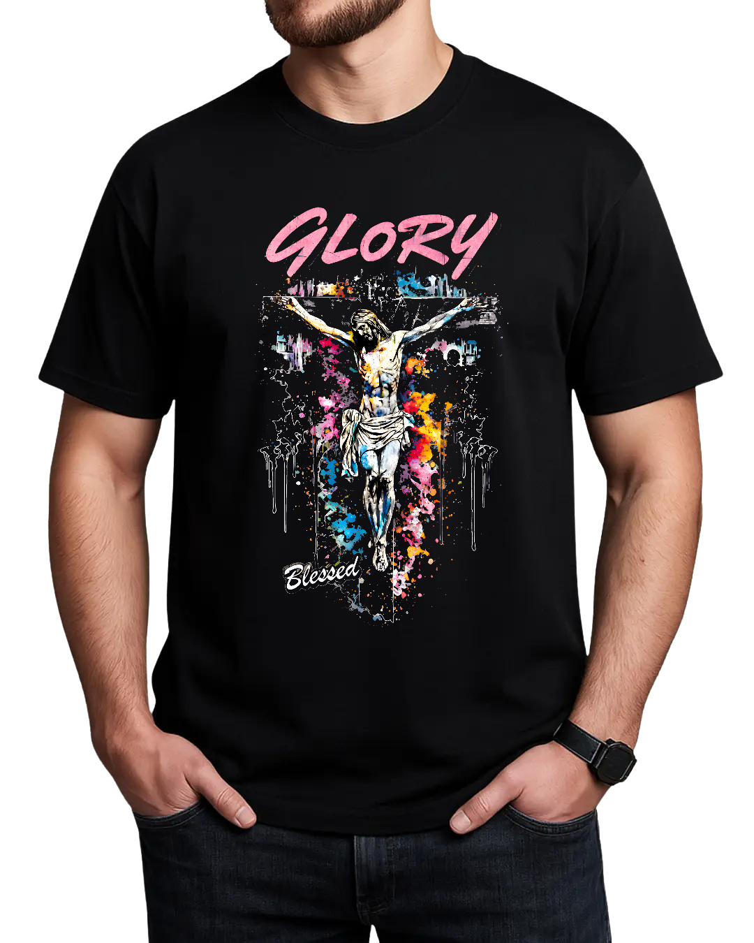 Artistic Jesus Vintage Tee