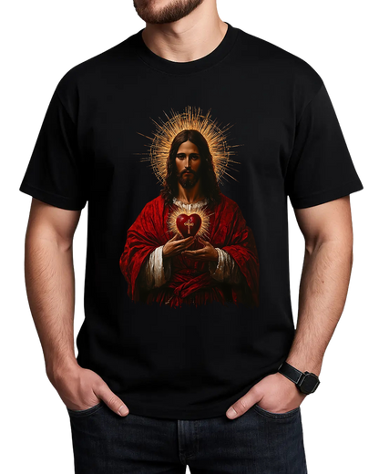 Jesus Sacred Heart Vintage Tee