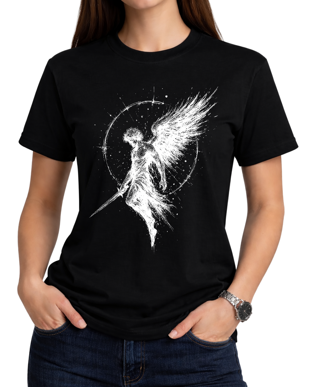 Archangel Michael - Flaming Sword Tee