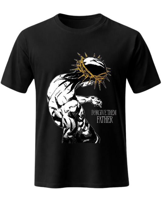 Gothic Christian Crown of Thorns Graphic T-Shirt