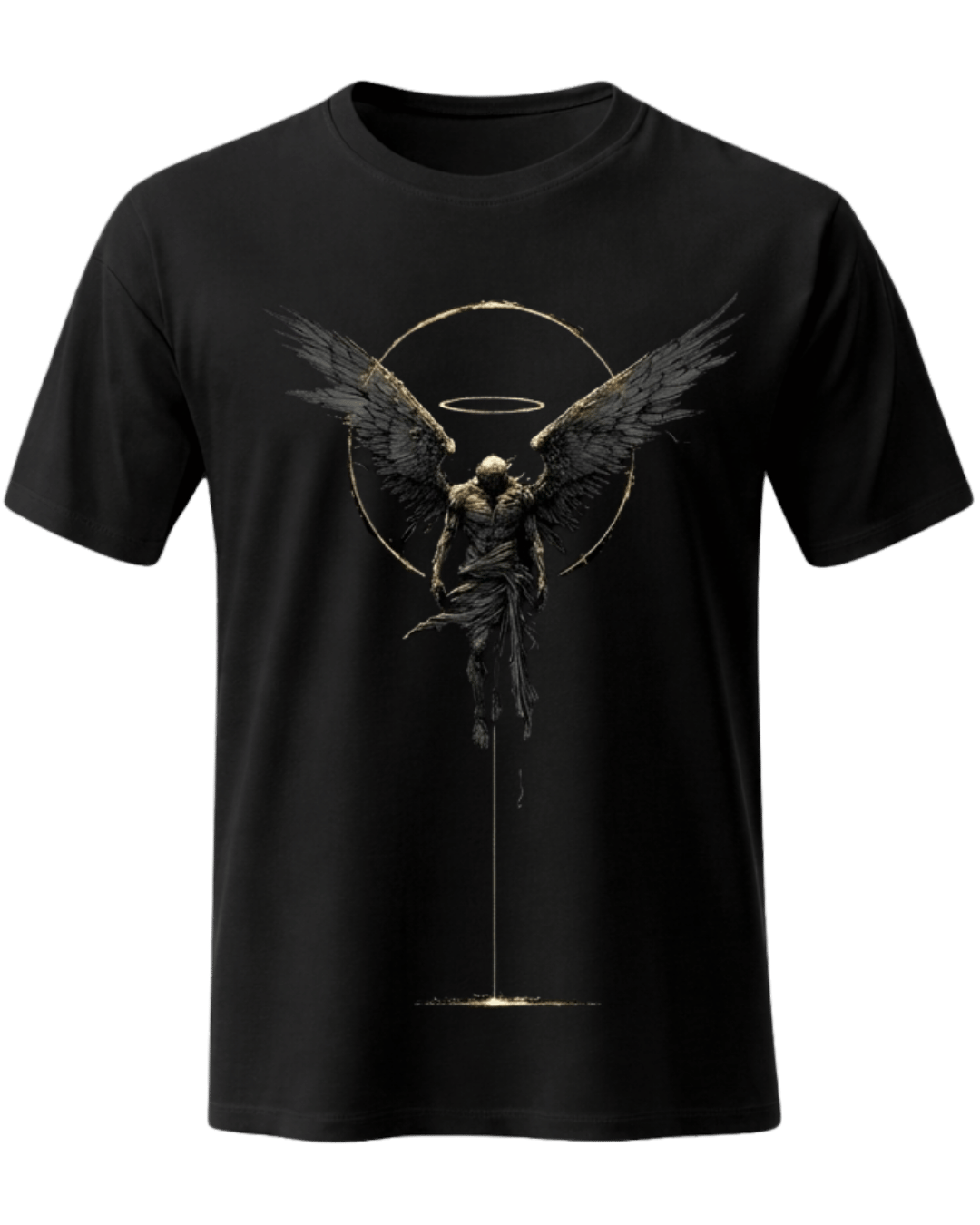 Fallen Angel Dark Gothic Graphic T-Shirt