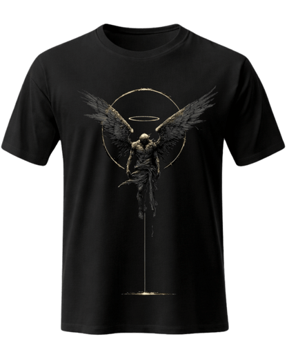 Fallen Angel Dark Gothic Graphic T-Shirt