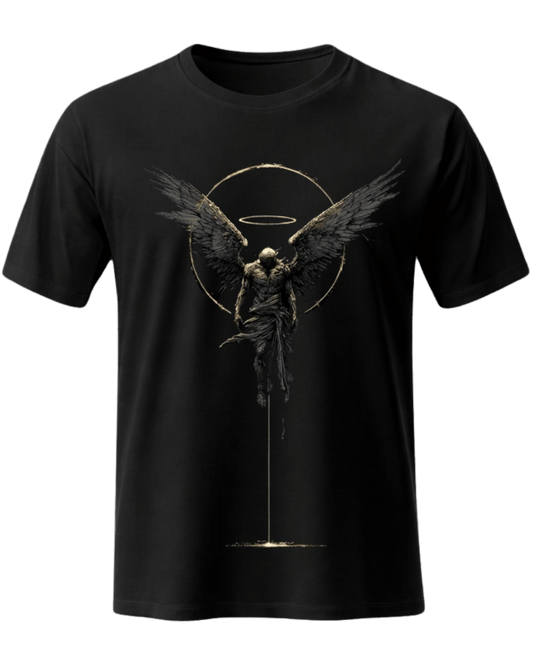 Fallen Angel Dark Gothic Graphic T-Shirt