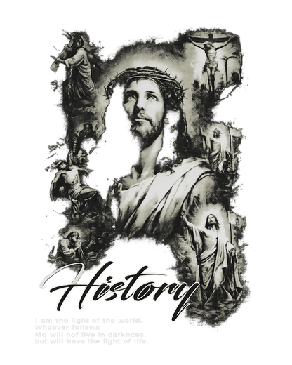 Jesus Christ Christian History Graphic T-Shirt