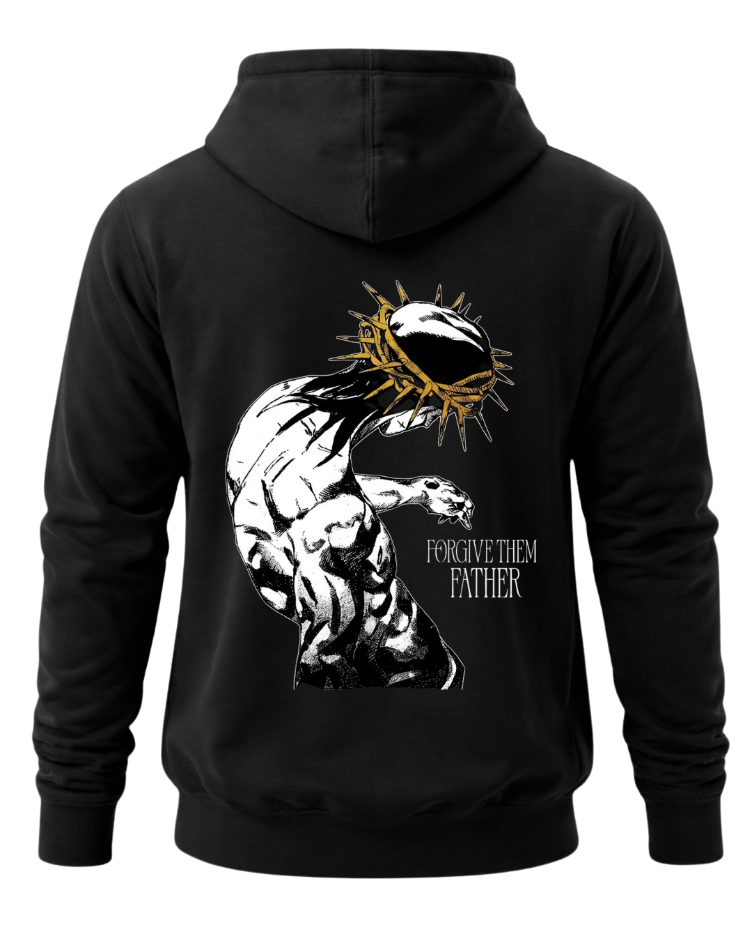 Gothic Christian Crown of Thorns Graphic T-Shirt