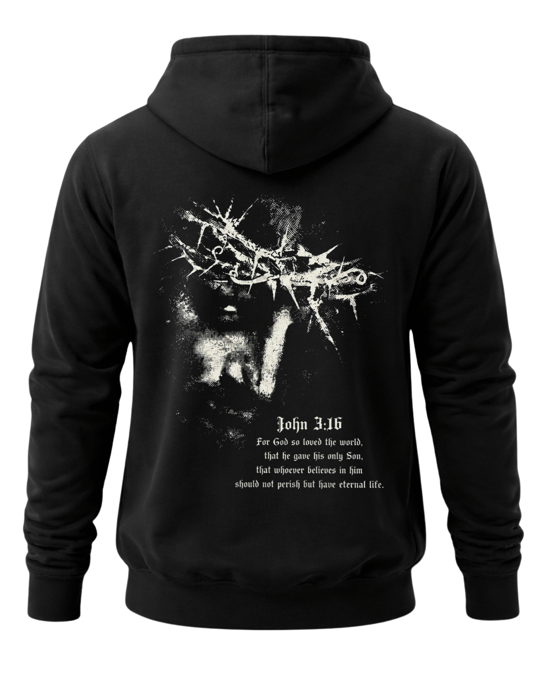 Jesus Crown of Thorns John 3:16 Scripture Christian Faith T-Shirt