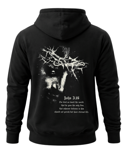 Jesus Crown of Thorns John 3:16 Scripture Christian Faith T-Shirt