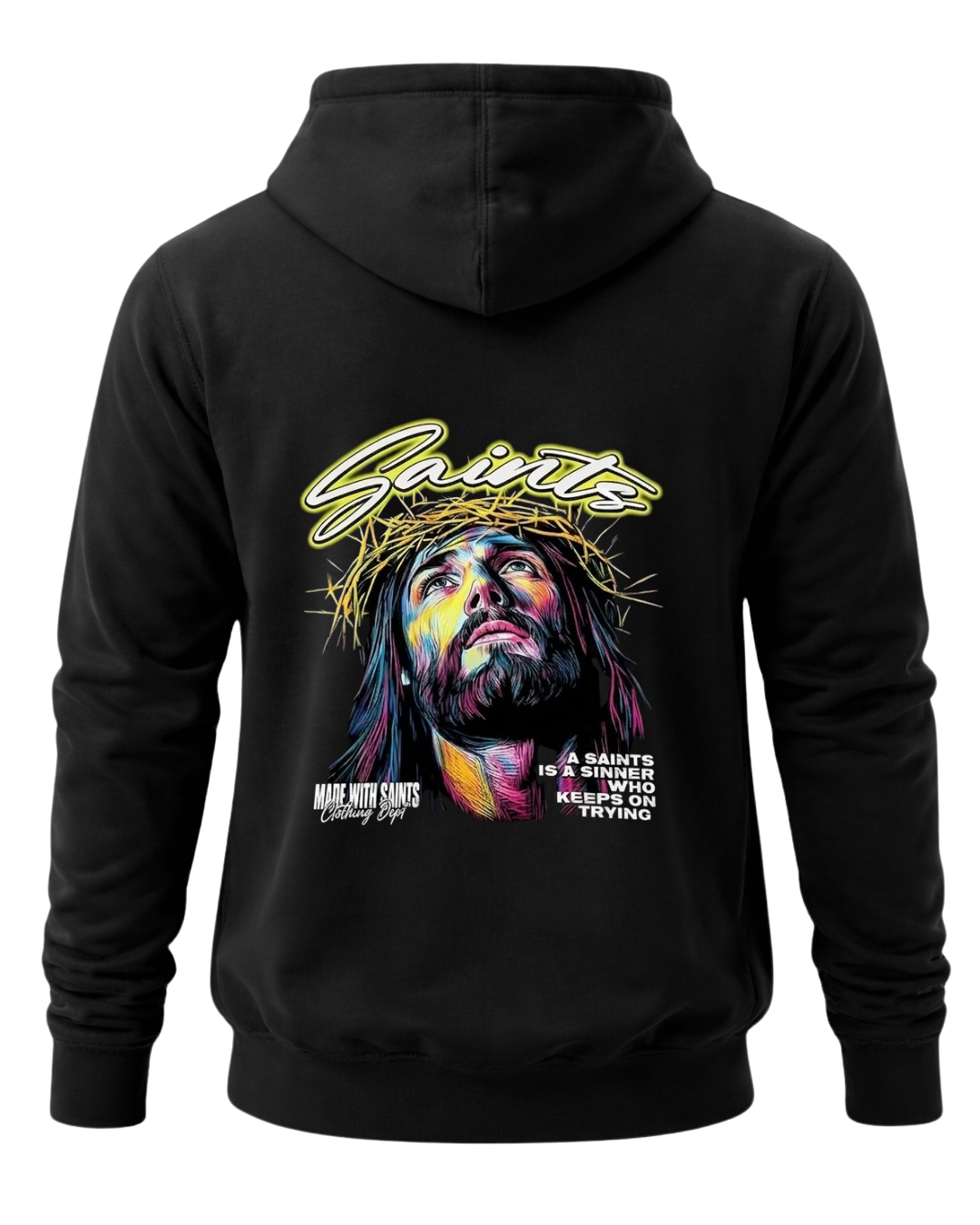 Jesus Christ Christian Graphic Tee Saints & Sinners T-Shirt