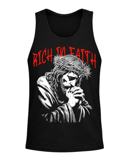 Rich In Faith - Jesus Pray T-Shirt