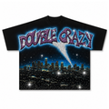 Double Crazy Midnight City Oversized Graphic Tee