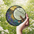 Personalized Christian Stained Glass Suncatcher, Faith Gift Ready Box, Religious Home Decor
